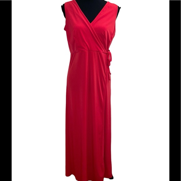 light red maxi dress (6) - Picture 1 of 3